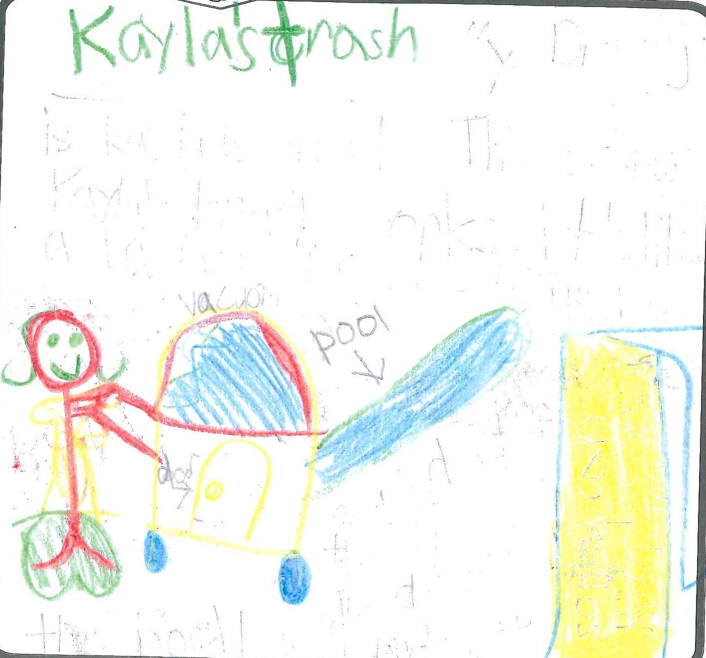 Kaylas Trash hand drawing